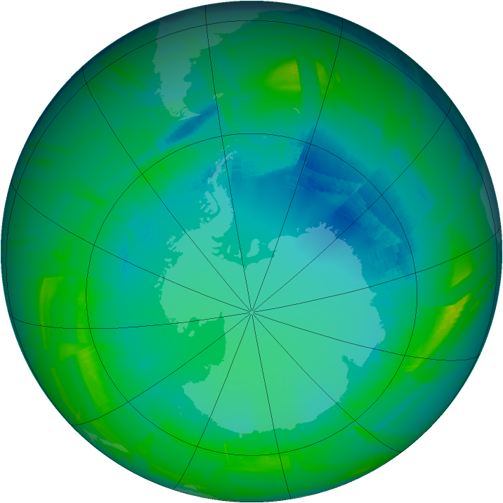 Ozone Map 2010-08-10